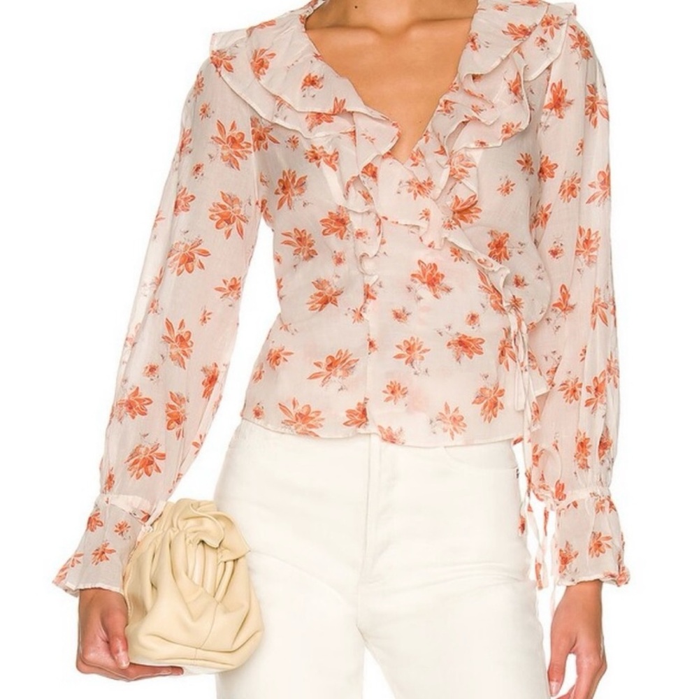 FREE PEOPLE “Amanda” Blouse - Small
MSRP $98